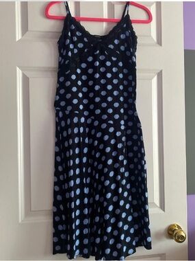 Forever 21 Polka Dot Midi Slip Dress